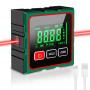 SOARFLY Inclinomètre Numérique avec Écran LCD, IP54 Étanche, Précision 0,1°, Aimant 4 Faces, Niveau Électronique Inclinometre Nu