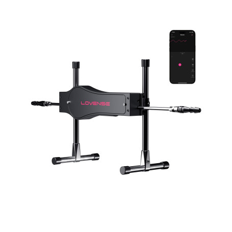 LOVENSE Machine Sexuelle, Silencieuse Rétractable Vibrateur, Sexuelle Amour Machine avec Automatique Télécommande APP, Sex Toýs