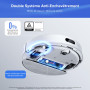 roborock Q7 L5+ Set Aspirateur Robot Laveur avec Station, 8000 Pa Aspiration, Vidange Automatique, 3 Niveaux d'eau, Double Anti-