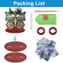 Mocrop Diamond Painting 3D - Ornement de Bureau - Vase Papillon - Peinture Diamant - Adultes et Enfants - Convient pour la Maiso