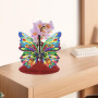 Mocrop Diamond Painting 3D - Ornement de Bureau - Vase Papillon - Peinture Diamant - Adultes et Enfants - Convient pour la Maiso