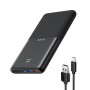 VRURC Batterie Externe 30000mAh USB C Power Bank Haute Capacité Charge Rapide 22.5W Compact Batterie Portable avec 4 Sorties et 