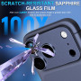 Diruite Protection Objectif pour iPhone 17 Pro Max Protection Appareil Photo,Givré Verre Trempé Alliage D'aluminium Caméra Arriè
