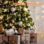 SALCAR Guirlande Lumineuse LED pour Sapin de Noêl, exterieur Etanche Guirlande LED Sapin Décoration (1,5-5m sapin) pour Décorati
