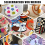 ZOWWFAST Pistolet à tufter les tapis avec kit de tondeuse à tapis, Tufting Gun Set avec affichage numérique de la vitesse, machi