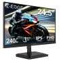 Z-Edge Ecran Gaming 25'' 240 Hz, IPS Panel, FHD 1080P, 1ms MPRT, FreeSync, Moniteur PC Gamer LED 16:9, Inclinaison Réglable, 350