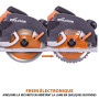 Evolution Power Tools Scie Circulaire avec Rail 3 Pièces de 1020 mm - Lame Multi-Matériaux, Coupe le Bois, le Métal, le Plastiqu