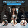 Protection D'écran Anti-Espion pour Xiaomi Mi 10/Mi 10 Pro [2 Pièces], Anti-Spy Protège Écran, Privacy Film en TPU Flexible, San