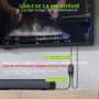 3.5mm vers Optique LINKFOR Câble 3.5mm vers SPDIF Adaptateur Audio R/L RCA avec Câble Optique Audio 3,5 mm AUX vers Numérique Ad