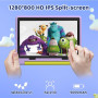 Laptok Tablette Enfants 10 Pouces, Android Tablette pour Enfants Éducative avec Contrôle Parental, 8Go+64Go Ext 1To, Octa-Core, 