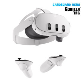 Meta Quest 3 512 Go Le Plus performant des Meta Quest — des expériences de réalité Mixte sans précédent — Pack Cardboard Hero Go