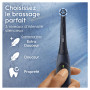 Oral-B iO 2 Brosse A Dents Electrique Bleue Pour Adultes, 3 Modes De Nettoyage, Doux Pour Les Gencives, Brossage Souple, Accesso