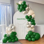 Teselife Ballons Vert Foncé, 50Pièces 12Pouces Vert Sombre Latex Ballon Arche Guirlande Femme Homme Anniversaire Mariage Proposi
