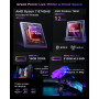 ACEMAGICIAN AMD Ryzen 7 8745HS (jusqu'à 4,9 GHz) RGB Mini PC,16 Go DDR5 512 Go SSD, AMD Radeon RX 780M Micro Ordinateur Bureau 【