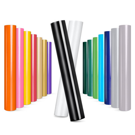 Prime Vinyl Lot de 16 films de traceur textile flexibles pour traceur textile 30,5 cm x 20,5 cm pour Cutting Machines, pour bric