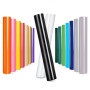 Prime Vinyl Lot de 16 films de traceur textile flexibles pour traceur textile 30,5 cm x 20,5 cm pour Cutting Machines, pour bric