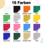 Prime Vinyl Lot de 16 films de traceur textile flexibles pour traceur textile 30,5 cm x 20,5 cm pour Cutting Machines, pour bric