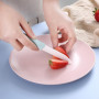 Ownkim 3PCS Couteau Cuisine Couteaux De Cuisine - Couteaux Ceramique Lame de 80 mm, Parfait pour Couper Légumes, Fruits et Autre
