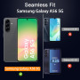 Aerku Verre Trempé pour Samsung Galaxy A56 5G avec Protecteur de Caméra Arrière [3+2 Pièces], Dureté 9H, Sans Bulles, Ultra HD, 
