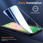 Aerku Verre Trempé pour Samsung Galaxy A56 5G avec Protecteur de Caméra Arrière [3+2 Pièces], Dureté 9H, Sans Bulles, Ultra HD, 