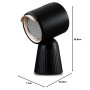 SNDOAS Hotte Aspirante Portable, Mini Hotte Aspirante 180 m³/h Puissance d'aspiration élevée, 3 Vitesses, Mode Recyclage avec Fi