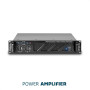 Ibiza - AMP1000-MKII - Amplificateur de sonorisateur professionnel de 2x800W avec entrées RCA/Jack et sorties Speakon/Bornier - 