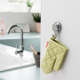 Compactor - Set de 4 Crochets BESTLOCK Bath, Taille L, Chrome, Ultra-faciles à Installer sans Outils
