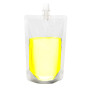 50 Pièces Boissons Pochettes, Sacs à Boissons Sans Fuite, Poche Transparente pour Boisson, Pour Remplir une Variété de Boissons 
