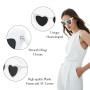 10 Paires DIY Lunettes Coeur, Lunettes de Soleil Coeur Colorées/Blanche avec Accessoires Décoratifs pour Fête Anniversaire, EVJF
