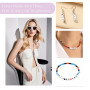 10 Paires DIY Lunettes Coeur, Lunettes de Soleil Coeur Colorées/Blanche avec Accessoires Décoratifs pour Fête Anniversaire, EVJF