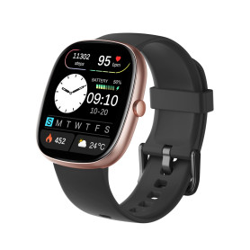 HUAKUA Montre Connectée pour Homme Femme Smartwatch avec Appel Bluetooth Montre Sport Podometre Sommeil Moniteur Cardiofrequence