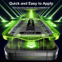 Esanik Mat Verre Trempé pour iPhone 17, 2x Protection Ecran D'écran Mat + Protecteur d'Objectif de Caméra, Anti-Reflet & Anti-Tr