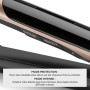 BaByliss Lisseur Cheveux Super Smooth- Technologie ionique anti-frisottis, Tapis thermorésistant, Plaques en céramique pour un l