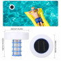 Ioniseur solaire de piscine anode de cuivre 85 % moins de chlore Purificateur d'eau Nettoyeur automatique de piscine jusqu'à 45 