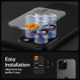 Spigen Glas.tR EZ Fit Optik Pro Protection Camera pour iPhone 17 Pro/Pro Max, iPhone 16 Pro/Pro Max, iPhone 15 Pro/Pro Max, iPho