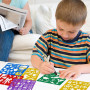 20 Pièces Pochoir de Dessin,Pochoirs de Peinture en Plastique en Couleur pour Enfants,Réutilisable Pochoirs de Journal pour Arti
