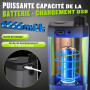 Spopal Kit Douche de Camping, Douche Portable,Pompe de Douche Électrique Rechargeable,Imperméable, avec Afficheur Intelligent et