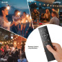 GLUROO Guirlande Lumineuse Exterieure Dimmable 45M, Guirlande Guinguette Exterieur avec Télécommande, 75+2 G40 Ampoules Incassab