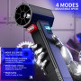 Souffleur à air turbo pour séchage de voitures oversize, poussée instantanée de 1,60 kg/s, 4 vitesses, 4000 mAh, souffleur à feu