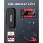 CARHEV Booster Batterie Voiture 6000A, 26800mAh Démarreur de Voiture (Jusqu’à 10L Essence & 10L Diesel), 12V Portable Jump Start
