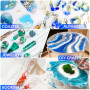 Colorant Resine Epoxy AB- 24 couleurs - Peinture époxy liquide hautement concentrée pour la fabrication de bijoux - pour la pein