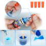 Colorant Resine Epoxy AB- 24 couleurs - Peinture époxy liquide hautement concentrée pour la fabrication de bijoux - pour la pein