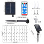 Micacorn Guirlande Lumineuse Solaire 3Mx3M 300 LED Étanche Rideau Lumineux Extérieures avec Télécommande pour Noël Fête Mariage 