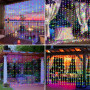 Micacorn Guirlande Lumineuse Solaire 3Mx3M 300 LED Étanche Rideau Lumineux Extérieures avec Télécommande pour Noël Fête Mariage 