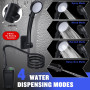 Spopal Kit Douche de Camping, Douche Portable,Pompe de Douche Électrique Rechargeable,Imperméable, avec Afficheur Intelligent et
