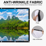 Zhufas 100" Écran de Projection,16: 9 4K HD, Portable Pliable Extérieur pour Vidéoprojecteurs Écran 88" x 48" (221 x 125 cm), po
