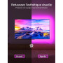 KANTUTOE Ruban LED TV, 5M TV LED pour 55"- 75" TV, musique sync Bluetooth app et télécommande TV LED Strip USB alimenté pour cha