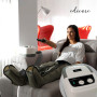 Edicare, Bottes Pressothérapie, Drainage Lymphatique, Appareil de Massage, Equipe Complète, Massage et Relaxation, Facile à Util