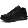 DYKHMILY Chaussures de Sécurité Hommes Anti-Perforation Basket de Securite Légère Coussin d'air Comfort Chaussures de Travail Fe
