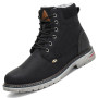 Mishansha Chaussure Hiver Chaude Fourrée Bottines Hiver pour Homme Femme Gr.36-48